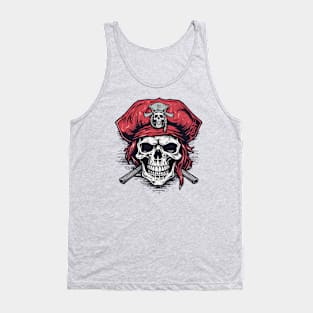 Pirate skull Tank Top